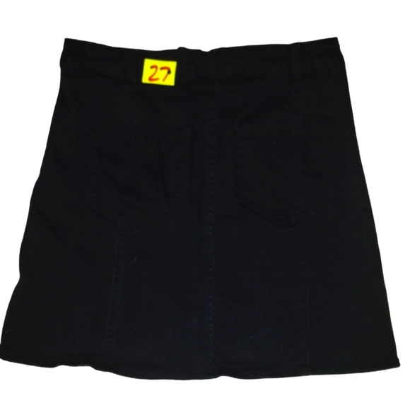 Faded glory snap button up jean skirt - Picture 2 of 2